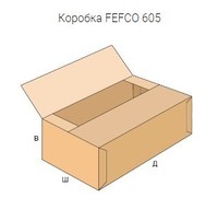 Коробка  картонная FEFCO 605