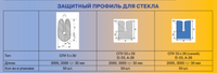 Защитный профиль для стекла