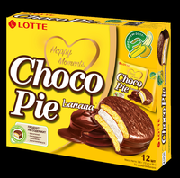 Lotte Chocopie пирожное со вкусом бан...