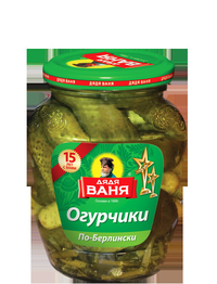 Маринованные огурцы ТМ «Дядя Ваня»