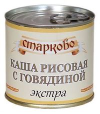 Каша рисовая с говядиной «Старково»