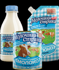 Молочная продукция ТМ «Молочная страна»