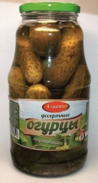 Огурцы маринованные десертные