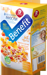 Мультизлаковые мюсли «Benefit»