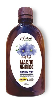 Льняное масло не рафинированное «Алта...