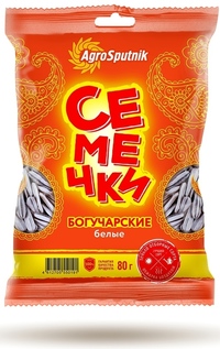 Семечки «Белые» в пачке 80 г.