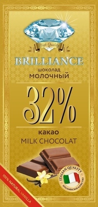 Шоколад «Brilliance» молочный 32% в п...