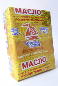 Масло «Крестьянское» 72,5%