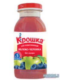 Сок Яблоко-черника ТМ «Крошка»