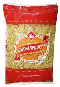 Макароны в пакете 0.5кг