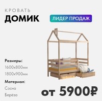 Кровать детская «Домик»