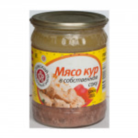 Мясо кур в собственном соку