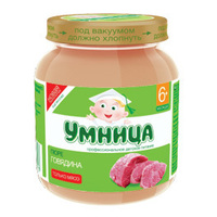 Фруктовое пюре “Умница”