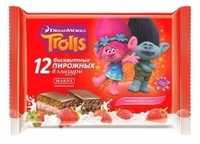 Пирожные Trolls в упаковке