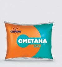 Сметана жирностью 20%