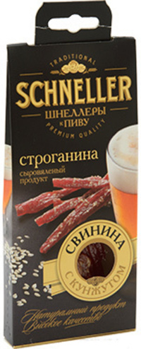 Мясная строганина ТМ «SCHNELLER»