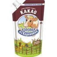 Сгущенное молоко с сахаром и какао