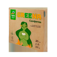 Бумажные салфетки «GREENA»