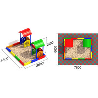 Детская песочница Песочный дворик-3